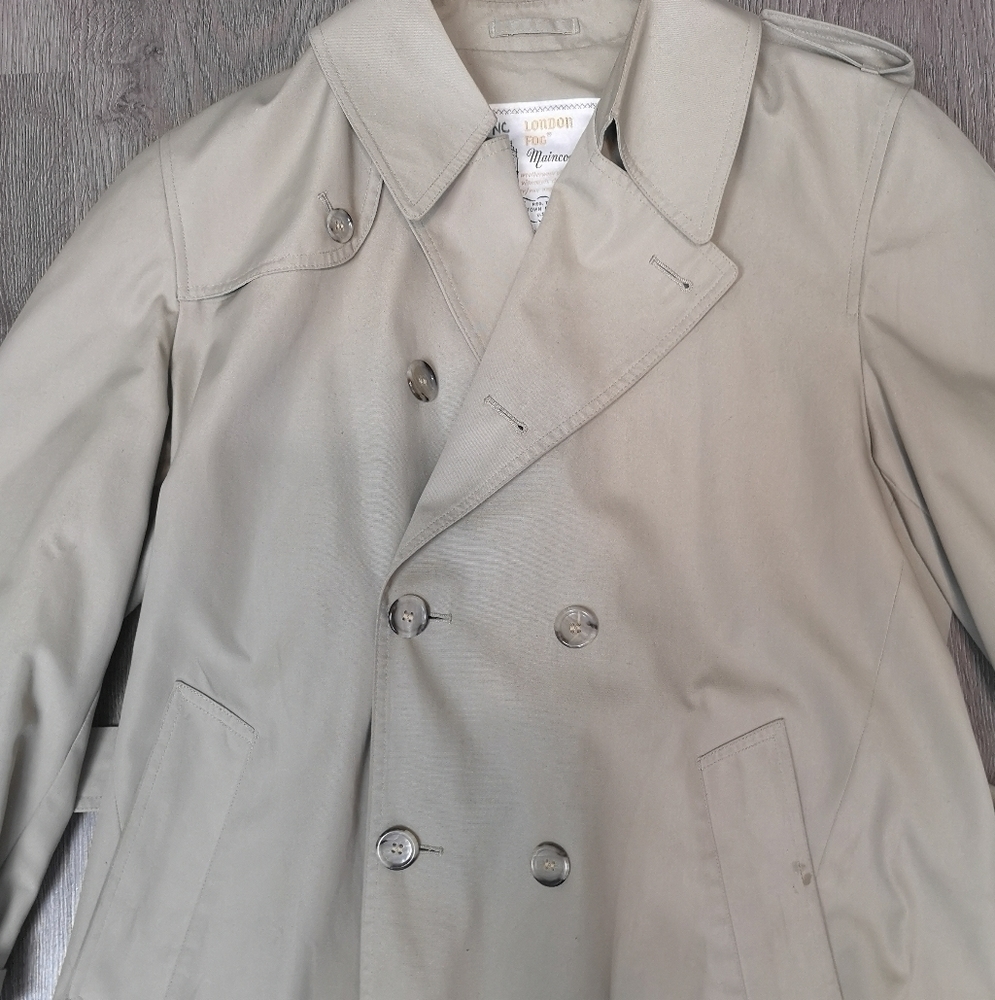 Vintage London Fog Gender Neutral Trench Coat - Picture 5 of 6